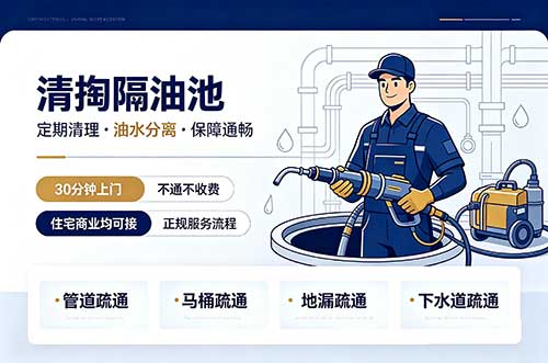 神农架清掏隔油池